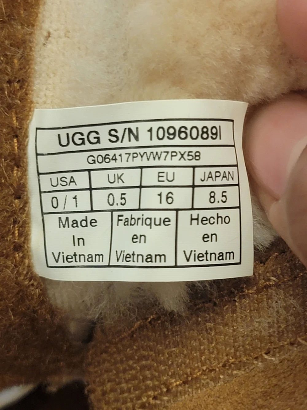 UGG Kids Mini Shearling Boots - Chestnut